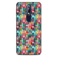 Geometrix 48 Nokia 7.1 Kılıf Silikon Kapak