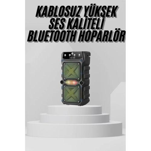 Bluetooth Hoparlör Yüksek Ses Kaliteli Büyük Boy Çift Çıkışlı Ses Bombası