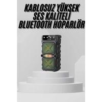 Bluetooth Hoparlör Yüksek Ses Kaliteli Büyük Boy Çift Çıkışlı Ses Bombası