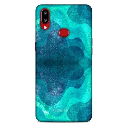 Samsung Galaxy A10s Kılıf Pastel Renkler (6) Silikon Kılıf Mavi Yeşil