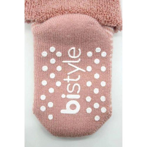 Eğitici Oyuncak  Bistyle Çemberli Kaymaz Havlu Soket Çorap 2'Li BS10503 Pudra Pembe
