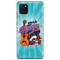 Lopard Huawei Y5P Uyumlu Kılıf Tattoo's (34) Slim Armor Kılıf İskelet & Gitar