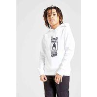 I Am Hungry Baskılı Unisex Çocuk Kapüşonlu Beyaz Sweatshirt