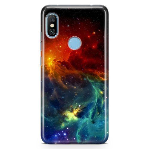 Xiaomi Redmi Note 6 Pro Kılıf Uzayda Girdabı Arka Kapak Koruma Desenli Full Koruyucu