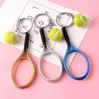 Gerçekçi Tenis Raketi Tasarımlı Şık Anahtarlık Kolye Çanta Süsü Tennis Keychain - 1 Adet Stokta Olan Gönderilir