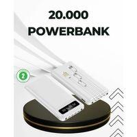 20.000mah Taşınabilir Powerbank Pd Teknolojili Çift Usb Çıkışlı