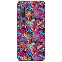 Graffitix (8) Desenli Silikon Kapak Xiaomi Mi 10 Kılıf