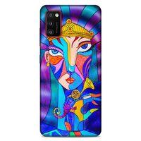 Lopard Samsung Galaxy A41 Uyumlu Kılıf Sürreal Yüzler ♀ (49) Ultra Silikon Kılıf Baskılı