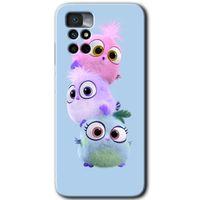 Potkal Hediye Fabrikası Xiaomi Redmi Note 11 4G Kılıf HD Desen Baskılı Arka Kapak - Puffy