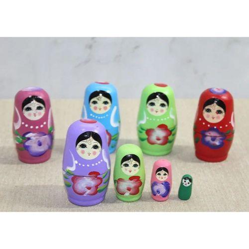4'lü Ahşap Matruşka
