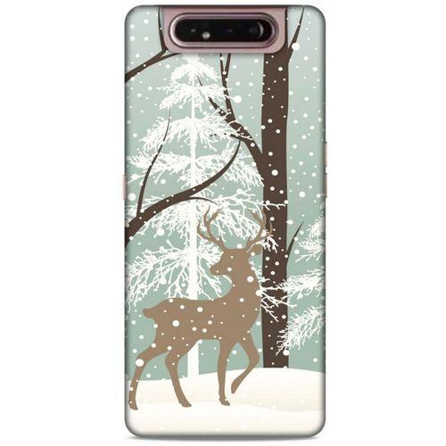 Samsung Galaxy A80 Kılıf Snowix (22) Tam Koruma Kılıfı Açık Kahve