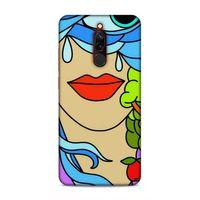 Xiaomi Redmi 8 Uyumlu Kılıf Face'X 2 Kabı Kırmızı Ruj