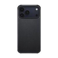 Apple iPhone 17 Pro Max Kılıf M-safe Şarj Özellikli Pitaka Aramid Pro Guard Serisi Black-Gray Karbon Kapak