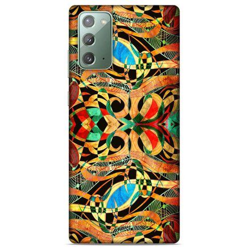 Lopard Samsung Galaxy Note 20 Uyumlu Kılıf Manipülasyon ☻ (8) Baskılı Kılıf Desenli