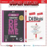 Edebiyat Sokağı AYT Edebiyat Deneme ve AKM Dil Bilgisi Soru Bankası Seti 2 Kitap