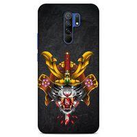 Lopard Xiaomi Redmi 9 Uyumlu Kılıf Tattoo's (37) Silicone Cover Siyah