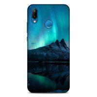 Lopard Huawei P20 Lite Uyumlu Kılıf Gece'S (35) Fit Design Kılıf Kuzey Işıkları