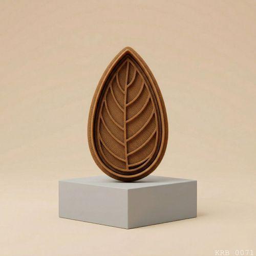 Yaprak Figürlü Hamur Şekillendirici Kurabiye Kalıbı Oyun Hamuru Kalıbı 8 5 cm