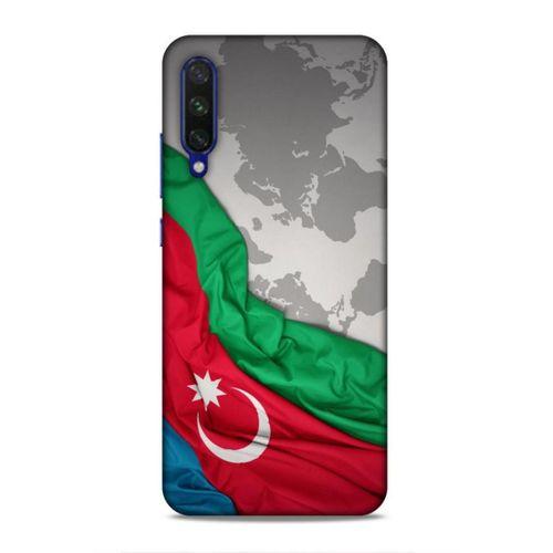 Xiaomi Mi A3 Uyumlu Kılıf Azarbaijan (16) Kalın Kılıf Harita Bayrak