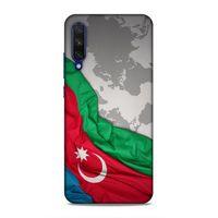 Xiaomi Mi A3 Uyumlu Kılıf Azarbaijan (16) Kalın Kılıf Harita Bayrak