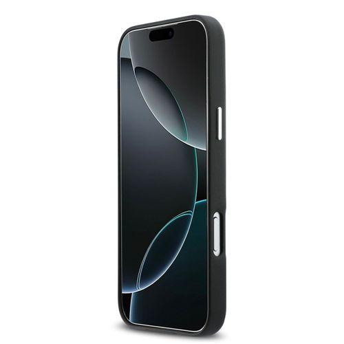 Apple iPhone 17 Pro Max Kılıf DKNY Orjinal Lisanslı M-safe Şarj Özellikli PU Büyük Dikey Logolu Kapak