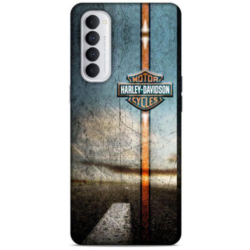 Oppo Reno 4 Pro Uyumlu Kılıf Motorsiklet (45) Liquid Air Kılıf Harley