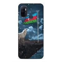 Huawei P40 Uyumlu Kılıf Azarbaijan (25) Antişok Kapak Kurt Bayrak