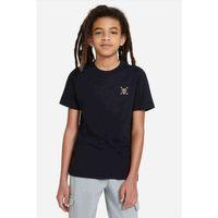 Luffy Logo Baskılı Unisex Çocuk Siyah T-shirt