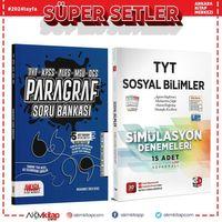 3D TYT Sosyal Bilimler Deneme ve AKM Paragraf Soru Bankası Seti 2 Kitap