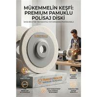 SERT 100mm Yün Polisaj Flap Keçe - Matkap ve Spiral Uyumlu Metal Cam Parlatma Çarkı 723110