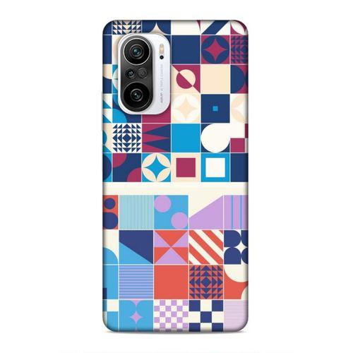 Xiaomi Redmi K40 Uyumlu Kılıf Insomnia (5) Koruma Kabı Lacivert Kırmızı