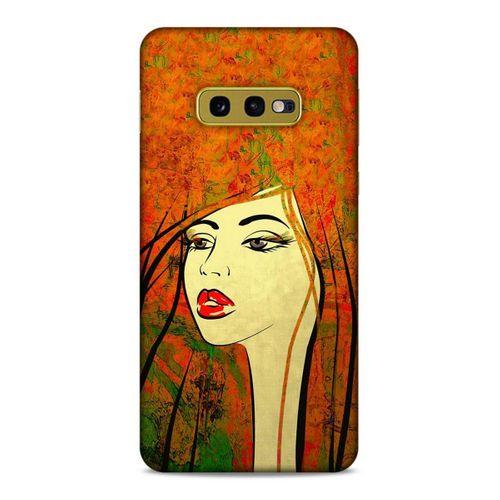 Lopard Samsung Galaxy S10e Uyumlu Kılıf Sürreal Yüzler ♀ (30) Silicone Case Desenli