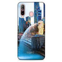 Samsung Galaxy A60 Kılıf Dünya Mimarisi (47) Crystal Flex Kılıf Merlion Singapur