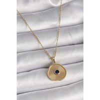 pilelistore Pirinç Gold Renk Topçuk Detay Çiçek Küpe - TJ-BKO9504