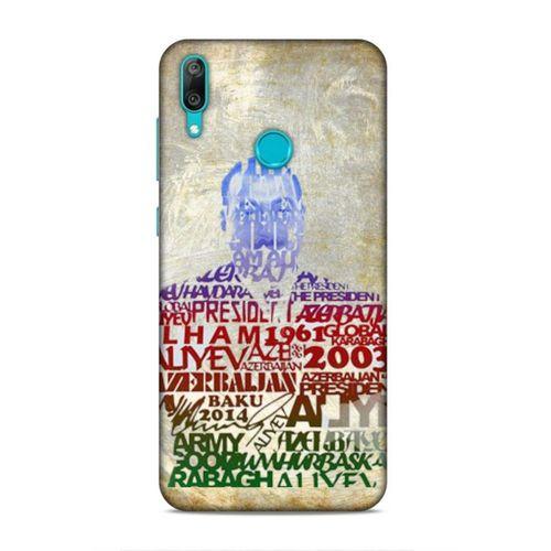 Huawei Y7 2019 Uyumlu Kılıf Azarbaijan (22) Tam Koruma Kılıfı İlham Aliyev