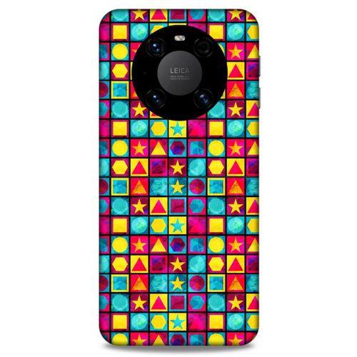 Lopard Huawei Mate 40 Pro Uyumlu Kılıf Geometrix (47) Crystal Flex Kılıf