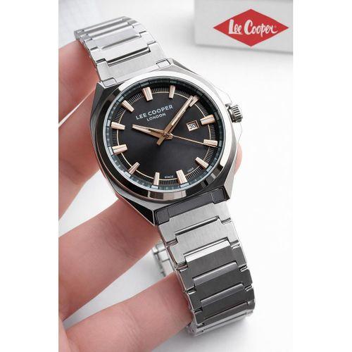 Lee Cooper Erkek Kol Saati 50 Mt Suya Dayanıklı Çelik Kordon Bileklik Hediyeli VS.BLKT.0915