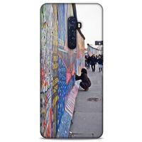 Oppo Reno 2 Kılıf Almanya (40) Fit Silikon Kılıf Berlin Duvarı