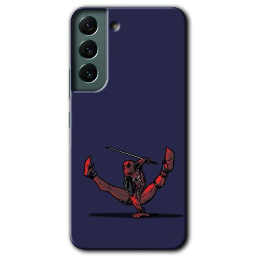 Galaxy S22 Kılıf HD Desen Baskılı Arka Kapak - DeadPool 3 + Kırılmaz Cam