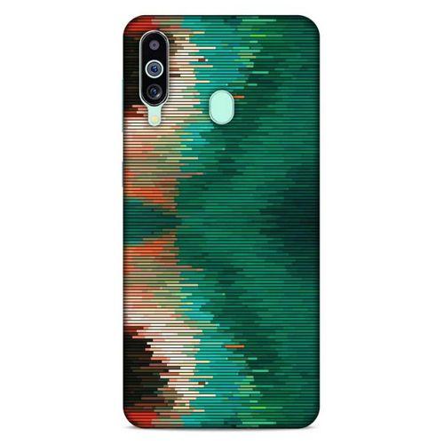 Lopard Samsung Galaxy M40 Uyumlu Kılıf PiXel (15) Antişok Kılıf Çizgili