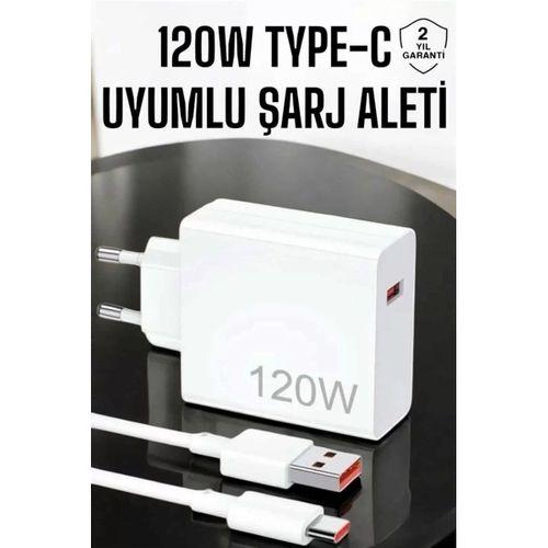 120w Şarj Aleti Type-c Uyumlu Turbo Şarj Aleti
