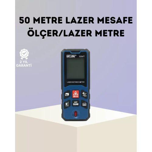 Lazer Metre 50 Mt Hassas Ve Hızlı Ölçüm Özellikli