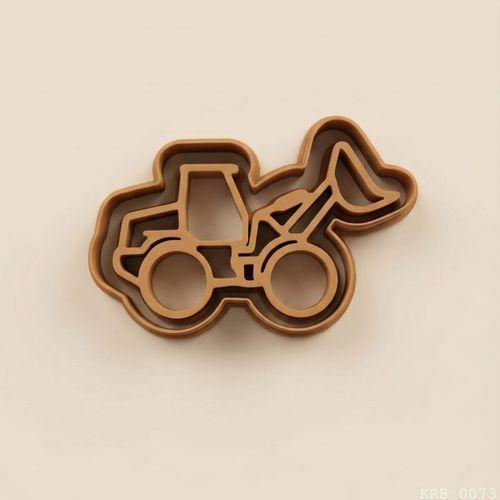 2Li Kepçe İş Makinesi Hamur Şekillendirici Kurabiye Kalıbı Oyun Hamuru Kalıbı 8 cm