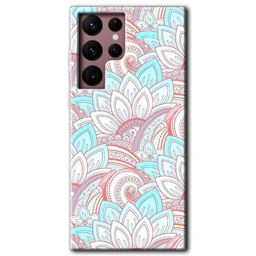 Samsung Galaxy S22 Ultra HD Baskılı Kılıf + 9D Tam Ekran Koruyucu - Çin Mandala 1