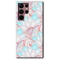 Samsung Galaxy S22 Ultra HD Baskılı Kılıf + 9D Tam Ekran Koruyucu - Çin Mandala 1