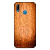 Lopard Huawei P20 Lite Uyumlu Kılıf Wood'X (8) Baskılı Kılıf Desenli