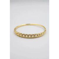 Taşlı Vip Bilezik - Altın