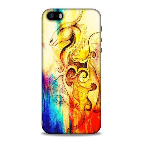 Lopard Apple Iphone 5S Uyumlu Kılıf Manipülasyon ☻ (37) Silicone Cover Baskılı
