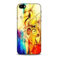 Lopard Apple Iphone 5S Uyumlu Kılıf Manipülasyon ☻ (37) Silicone Cover Baskılı