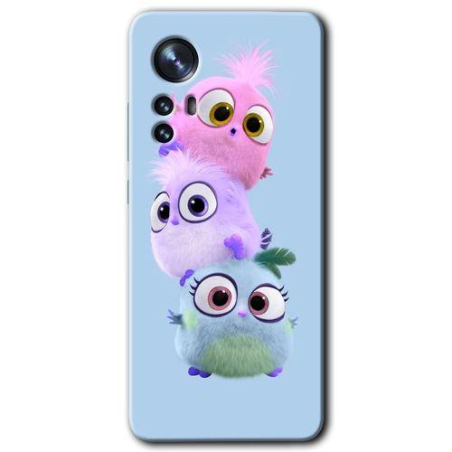 Xiaomi Mi 12 Pro Kılıf HD Desen Baskılı Arka Kapak - Puffy + Kırılmaz Cam